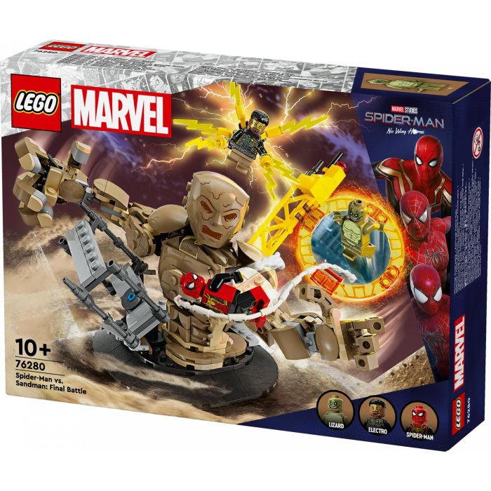 LEGO 76280 Marvel Spider-Man vs. Sandman: La Batalla Final, Juguete de Construcción con Minifiguras de Superhéroes 10 LEGO 76280 Marvel Spider-Man vs. Sandman: La Batalla Final, Juguete de Construcción con Minifiguras de Superhéroes 10