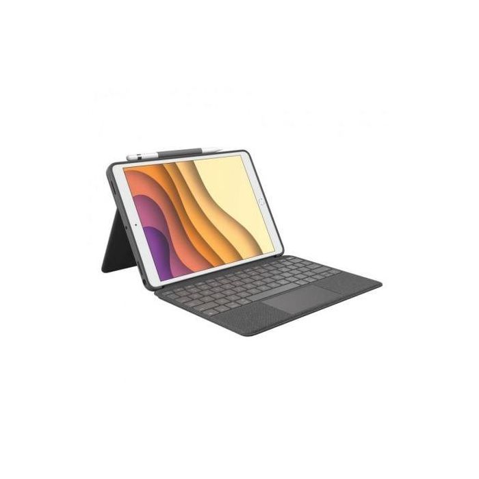 Funda con Teclado Logitech Combo Touch para Tablets Apple Ipad Air 3 Gen 2020 y Ipad Pro 10.5"/ Gris Funda con Teclado Logitech Combo Touch para Tablets Apple Ipad Air 3 Gen 2020 y Ipad Pro 10.5"/ Gris