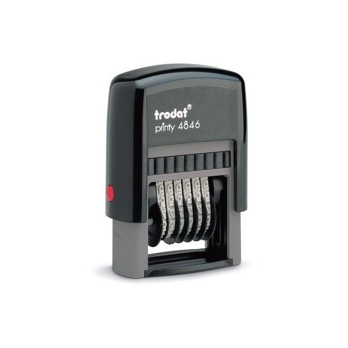 Trodat Numerador manual automático 6 bandas 4 mm