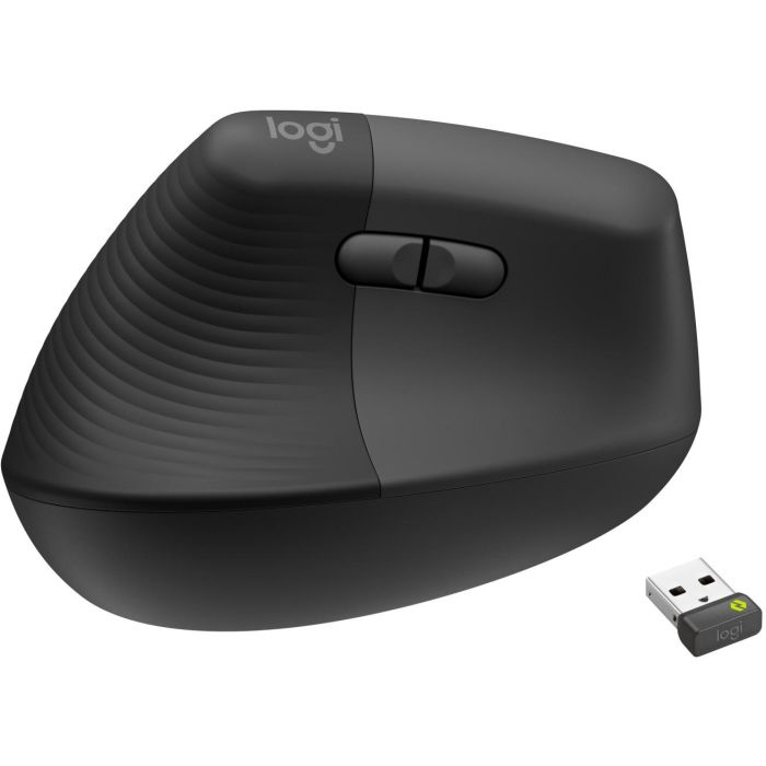 Logitech Lift for Business Ratón Vertical Ergonómico Inalámbrico RF + Bluetooth Grafito para Diestros 6