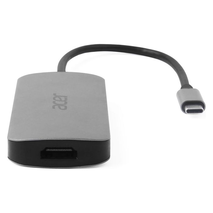 Acer 7-in-1 Type-C Dongle USB 3.2 Gen 1, HDMI, Lector Tarjetas SD/MicroSD, Power Delivery 100W, Plata, Hasta 3840x2160 5 Acer 7-in-1 Type-C Dongle USB 3.2 Gen 1, HDMI, Lector Tarjetas SD/MicroSD, Power Delivery 100W, Plata, Hasta 3840x2160 5