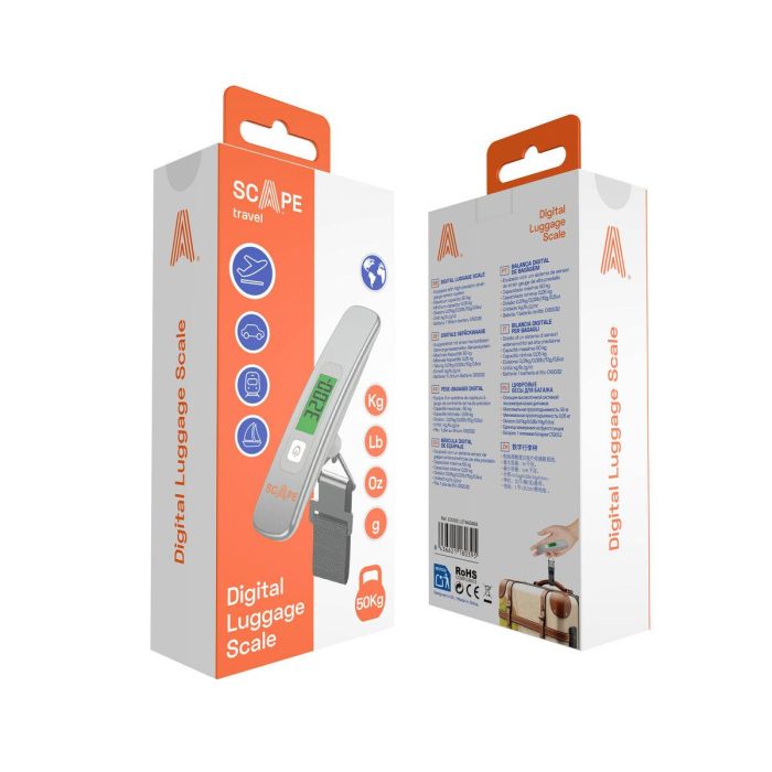 Báscula Digital para Equipajes Scape Travel ELS30 2 Báscula Digital para Equipajes Scape Travel ELS30 2