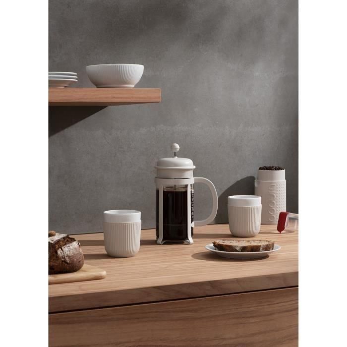 Bodum 1908-913 Cafetera de prensa francesa JAVA Blanca 1 L 1 Bodum 1908-913 Cafetera de prensa francesa JAVA Blanca 1 L 1
