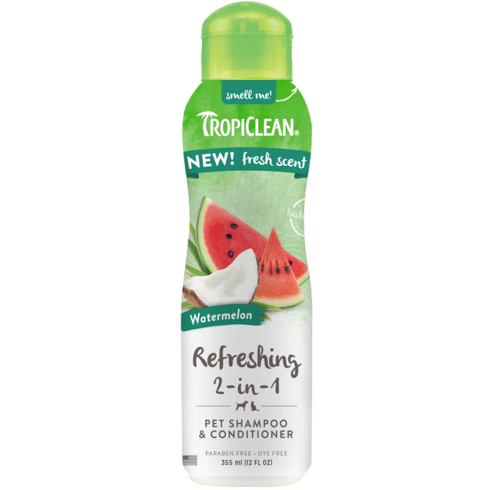 Tropiclean Watermelon Refresh 2In1 Shampoo Conditioner 355 mL