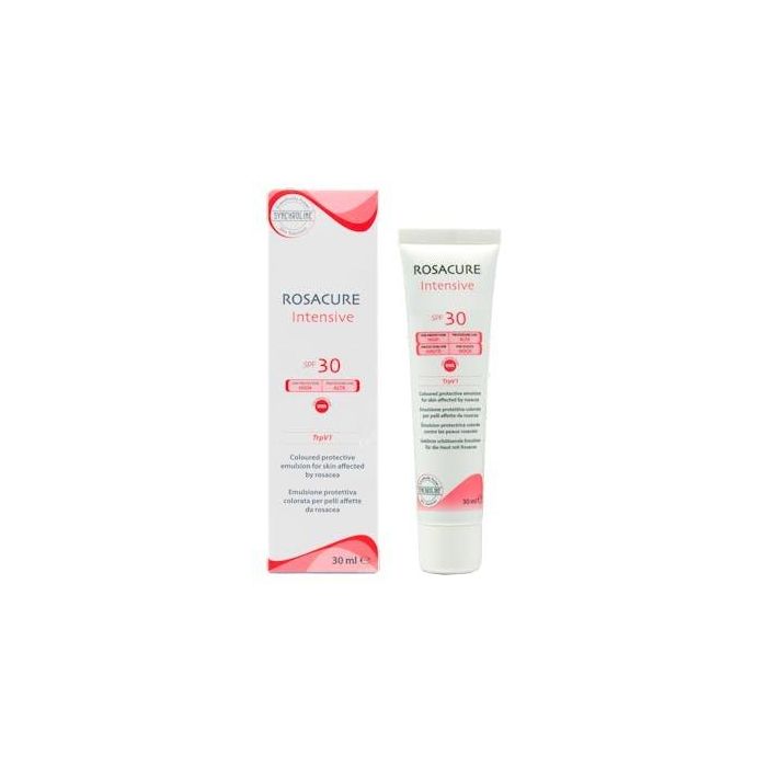 Rosacure Intensive Emulsión Facial de Día SPF30, Tratamiento Anti-Rojeces y Eritema, Alivia Picor y Escozor, Piel Sensible 30 ml