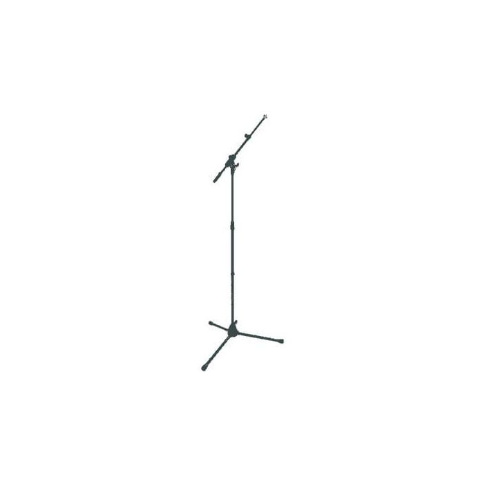 Soporte Telescópico De Micrófono. Base Metálica. Color Negro. Brazo Ajustable Soporte Telescópico De Micrófono. Base Metálica. Color Negro. Brazo Ajustable