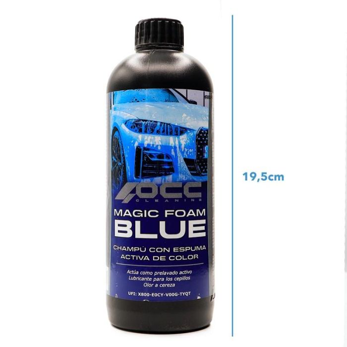 Champú Espumante Coche Magic Foam Color Azul 500 mL Occ Motorsport OCC47082 4 Champú Espumante Coche Magic Foam Color Azul 500 mL Occ Motorsport OCC47082 4