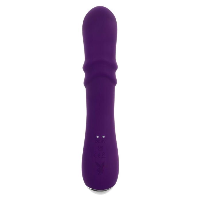 Vibrador Doble Estimulación Evolved Playboy Morado Púrpura 6 Vibrador Doble Estimulación Evolved Playboy Morado Púrpura 6