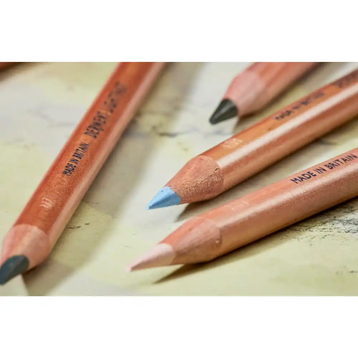 Derwent Lápices de Colores Lightfast Resistentes a la Luz Caja Metálica 12 Colores Surtidos 3