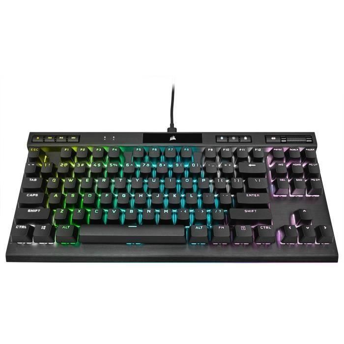 Teclado Bluetooth con Soporte para Tablet Corsair K70 RGB TKL Negro Francés AZERTY 1