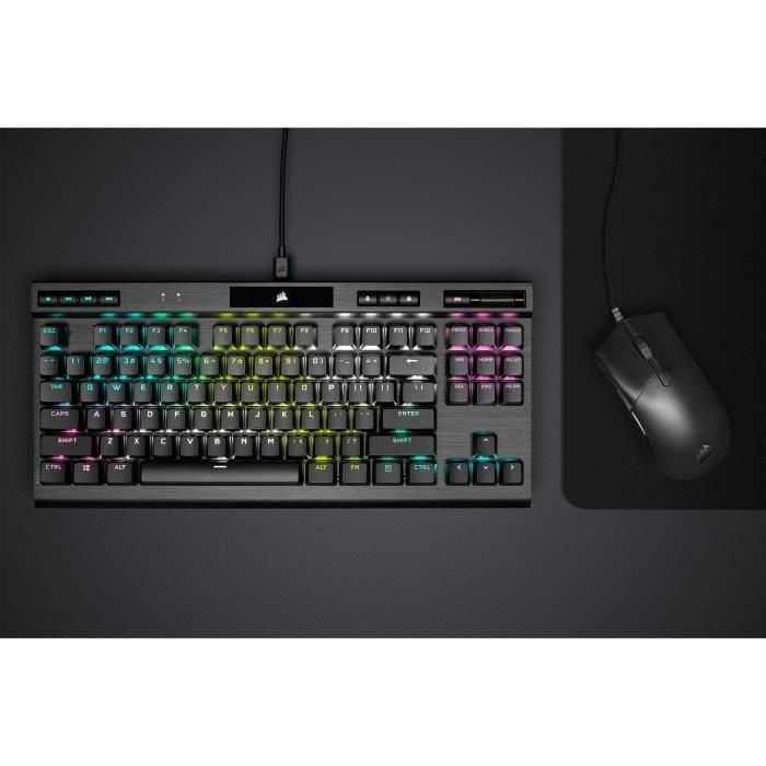 Teclado Bluetooth con Soporte para Tablet Corsair K70 RGB TKL Negro Francés AZERTY 4