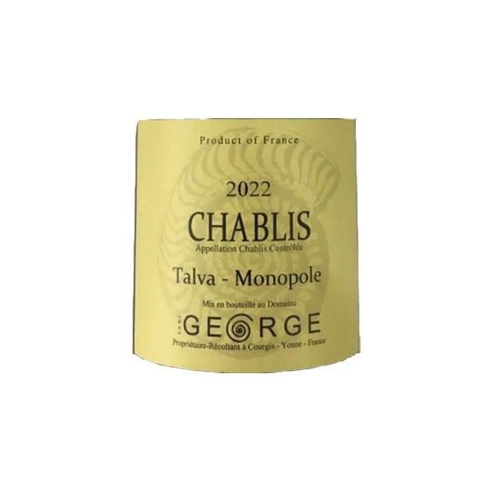 Domaine George 2022 Chablis Talvat Monopole - Vino blanco de Borgoña 1