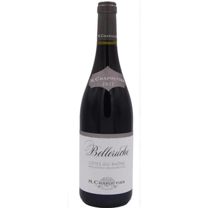 Maison Chapoutier Cuvée Belleruche 2022 Côtes-du-Rhône - Vino tinto del Valle del Ródano