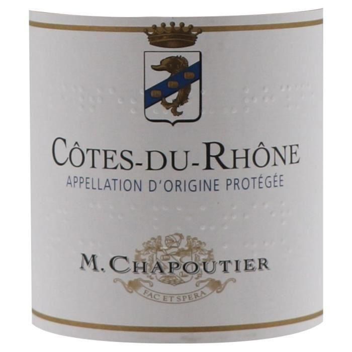 M. Chapoutier 2019 Côtes-du-Rhône - Vino tinto del Valle del Ródano 1