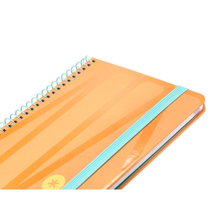 Agenda Espiral Antartik Bold A6 2025 Semana Vista Colores Surtidos Azul Y Melocoton Papel De 80 gr 8 unidades 6