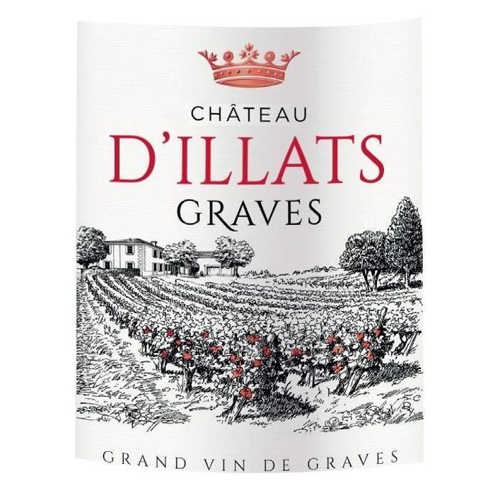 Château d'Illats 2019 Graves - Vino tinto de Burdeos 1