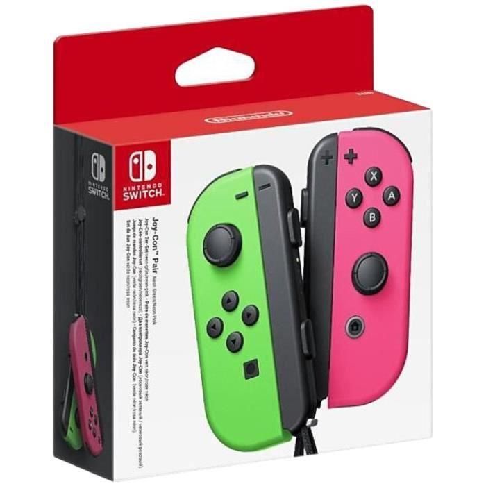 Gamepad Inalámbrico Nintendo Joy-Con Verde Rosa