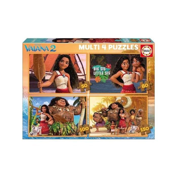 Multi Puzzle 50-80-100-150 Vaiana 2 20104 Educa Multi Puzzle 50-80-100-150 Vaiana 2 20104 Educa