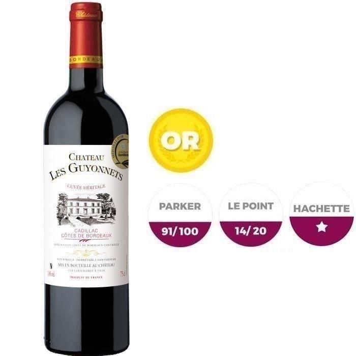 Château Les Guyonnets 2015 Cadillac Côtes de Bordeaux - Vino tinto de Bordeaux