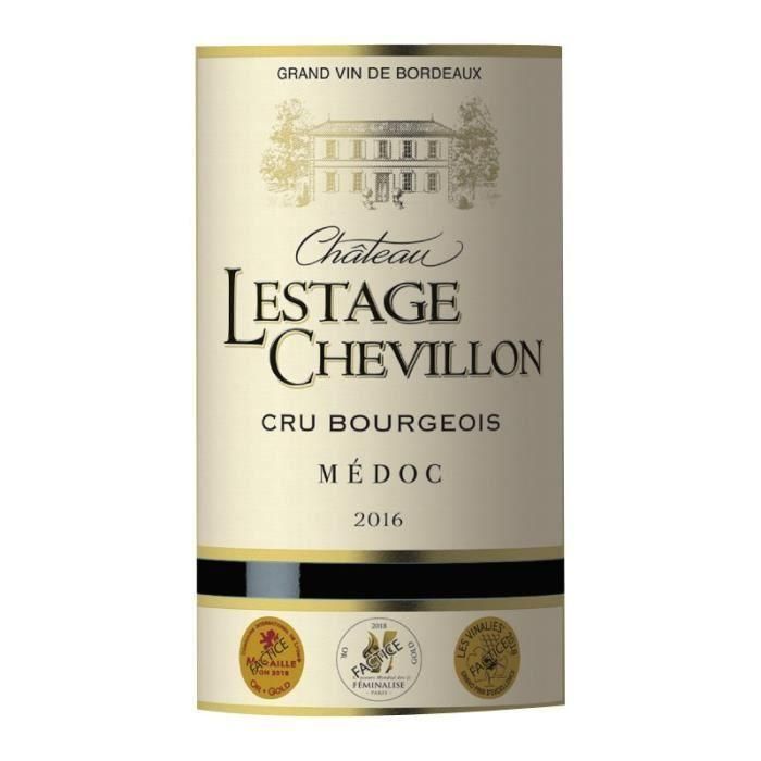 Château Lestage Chevillon 2016 Médoc Cru Bourgeois - Vino tinto Burdeos 1