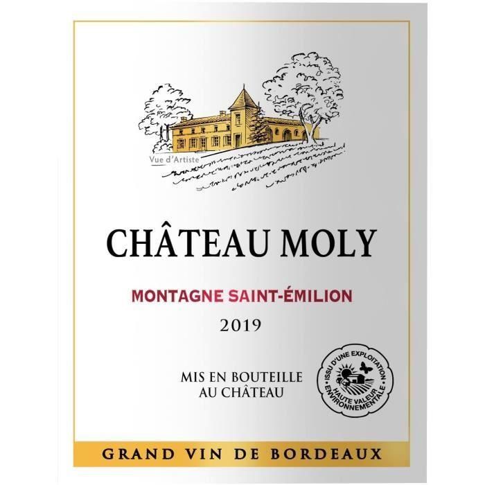 Château Moly 2019 Mountain Saint -Emilion - Burdeos Wine Wine 1