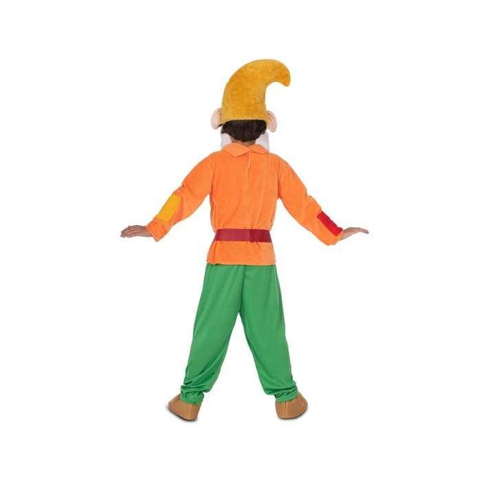 Disfraz enanito gorro, barba, casaca, cinturón, pantalón y cubrebotas talla 10-12 y 2 Disfraz enanito gorro, barba, casaca, cinturón, pantalón y cubrebotas talla 10-12 y 2