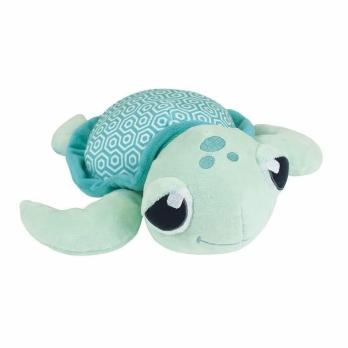 Peluche Tortuga Luminosa Natural Caparazón Ma Petite +/- 25 cm - JEMINI - Recargable con luz, funciona sin pilas. 1