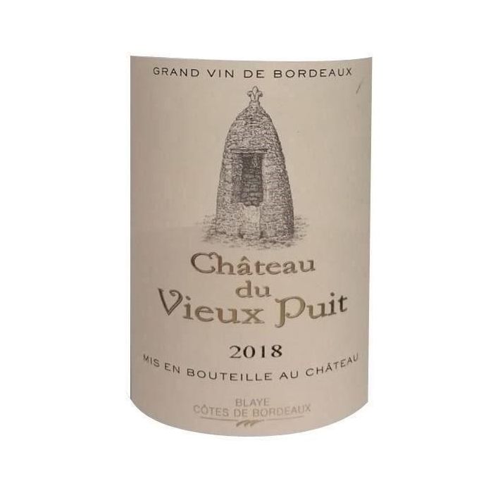 Château du Vieux Puit 2018 Blaye Côtes de Bordeaux - Vino tinto de Burdeos 1