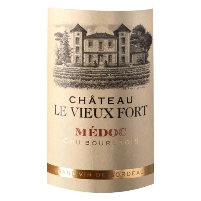 Château Le Vieux Fort 2018 Médoc Cru Bourgeois - Burdeos Rost Wine 1