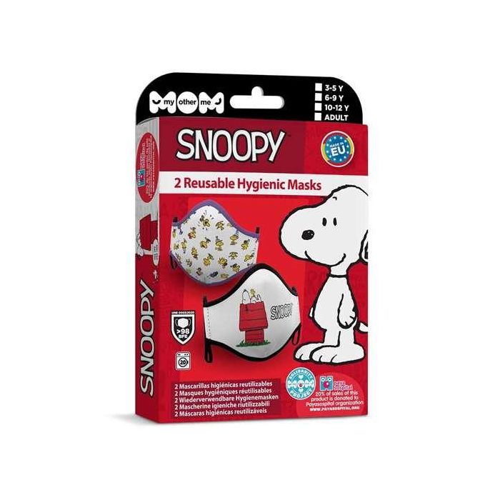 My Other Me Snoopy Premium Higienic Mask Talla 10-12 Años Multicolor 3