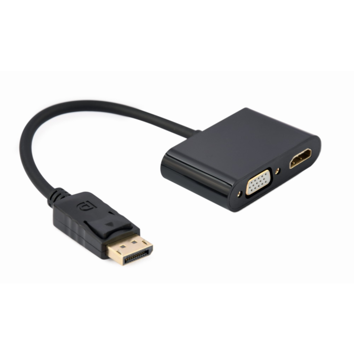 Gembird A-DPM-HDMIFVGAF-01 cable DisplayPort 0,1 m Negro Gembird A-DPM-HDMIFVGAF-01 cable DisplayPort 0,1 m Negro