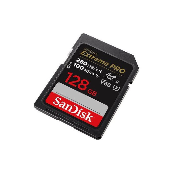 SanDisk SDSDXEP-128G-GN4IN Memoria Flash SDXC 128 GB UHS-II Clase 10, V60, U3, Lectura 280 MB/s, Escritura 100 MB/s 1 SanDisk SDSDXEP-128G-GN4IN Memoria Flash SDXC 128 GB UHS-II Clase 10, V60, U3, Lectura 280 MB/s, Escritura 100 MB/s 1