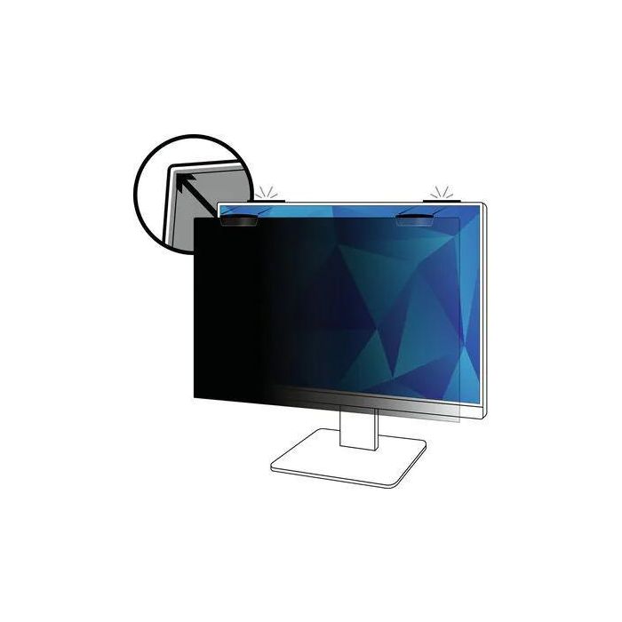 3M Privacy Filter for 21.5in Full Screen Monitor with COMPLY™ Magnetic Attach, 16:9, PF215W9EM 3M Privacy Filter for 21.5in Full Screen Monitor with COMPLY™ Magnetic Attach, 16:9, PF215W9EM