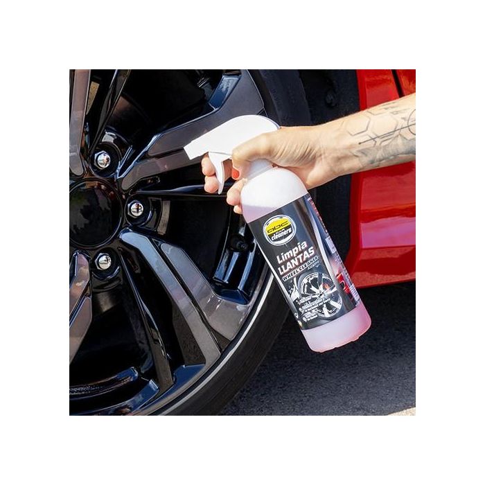 MOT50001 Limpiador de Llantas Alcalino 500 ml | Para Todo Tipo de Llantas (Acero, Cromada, Pulida) | Elimina Suciedad y Freno | Sin Ácidos