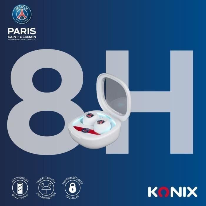 Auriculares inalámbricos - KONIX - PSG - Duración de la batería 8 h + 15 h - IPX4 - Bluetooth - Blanco 4 Auriculares inalámbricos - KONIX - PSG - Duración de la batería 8 h + 15 h - IPX4 - Bluetooth - Blanco 4
