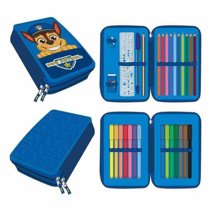 Cerdá Plumier Escolar con Accesorios Paw Patrol, Azul, 12.5 x 19.5 x 4.5 cm, Ideal para Niños a partir de 3 años Cerdá Plumier Escolar con Accesorios Paw Patrol, Azul, 12.5 x 19.5 x 4.5 cm, Ideal para Niños a partir de 3 años