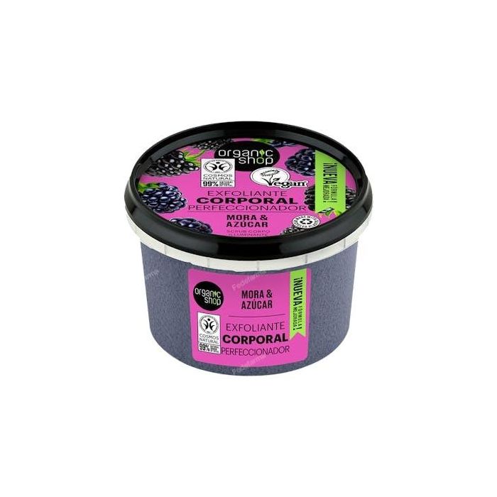 ORGANIC SHOP Exfoliante Corporal Perfeccionador de Mora 250 ml