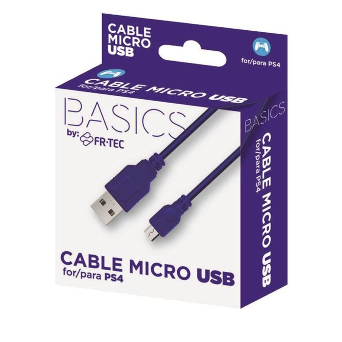 Cable Micro USB a USB FR-TEC FT0018 Azul Cable Micro USB a USB FR-TEC FT0018 Azul