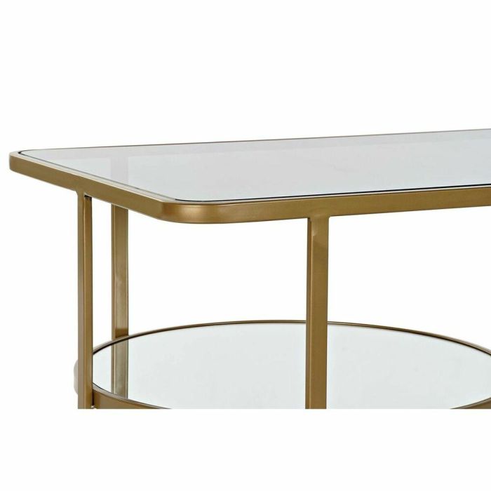 Mesa Centro Moderno DKD Home Decor Dorado 50 x 35 x 90 cm 3