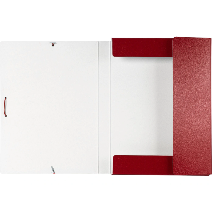 Liderpapel Carpeta proyectos folio lomo 30mm cartón gofrado roja 245 x 345 mm 4