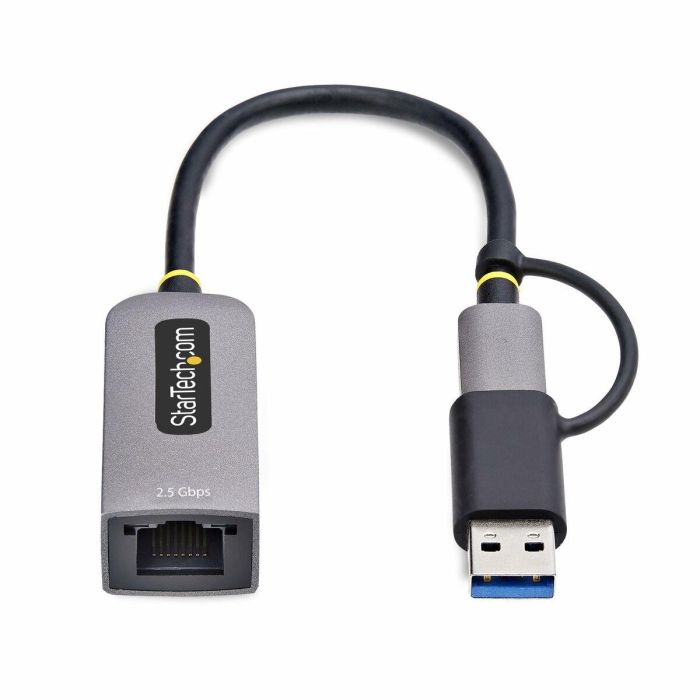 Cable USB Startech U2GA-USB-C-ETHERNET Gris 6