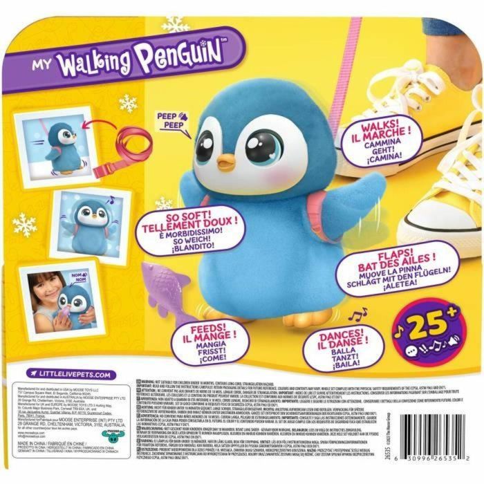 Moose Toys Pingüino Electrónico Interactivo Little Live Pets MOO0630996265352 con Accesorios 5