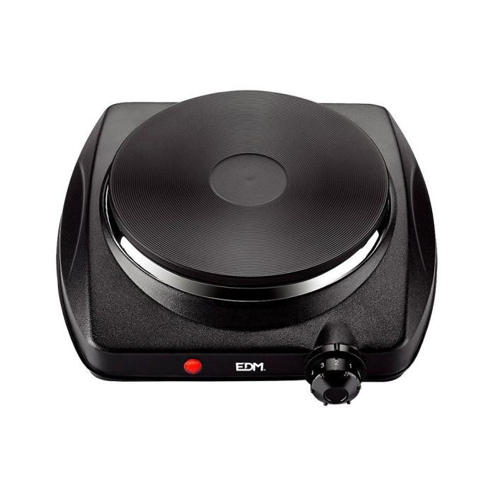 Cocina electrica negra 1400 W 1 fuego ce/a13 edm Cocina electrica negra 1400 W 1 fuego ce/a13 edm