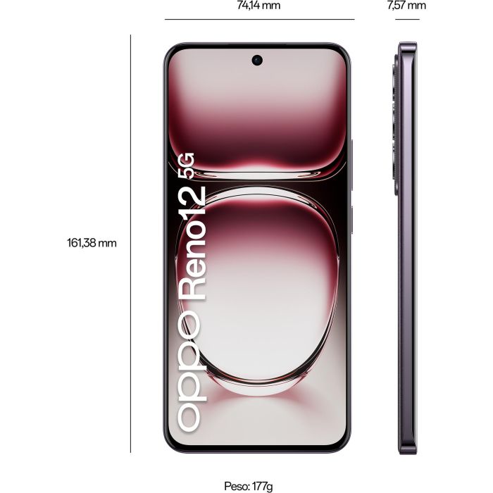 Oppo Reno12 5G Dual Sim 12GB RAM 256GB - Black Brown 3