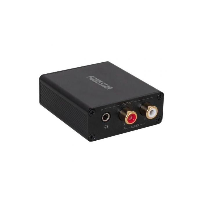 Convertidor de Audio Fonestar FO-41DAH/ Entrada Toslink y RCA/ Salida 2x RCA/ 1x Jack 3.5 0 Convertidor de Audio Fonestar FO-41DAH/ Entrada Toslink y RCA/ Salida 2x RCA/ 1x Jack 3.5 0