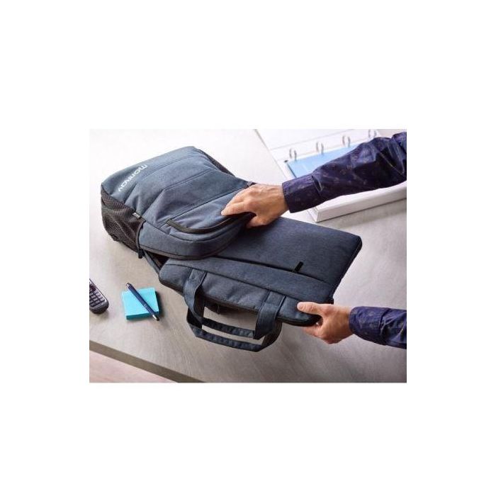 Monray Charter Maletín Portátil 15.6" Acolchado, Delgado y Elegante, Resistente Agua y Arañazos, Bandolera Ajustable Azul Oscuro 4 Monray Charter Maletín Portátil 15.6" Acolchado, Delgado y Elegante, Resistente Agua y Arañazos, Bandolera Ajustable Azul Oscuro 4