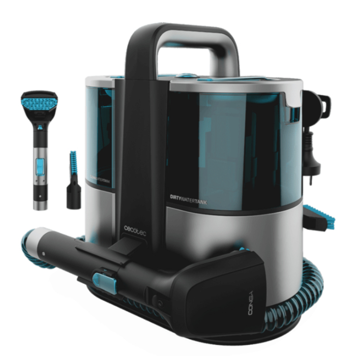 Cecotec Conga 4000 Carpet&Spot Clean XL 0,85 L Aspiradora cilíndrica Seca y húmeda 400 W Sin bolsa Cecotec Conga 4000 Carpet&Spot Clean XL 0,85 L Aspiradora cilíndrica Seca y húmeda 400 W Sin bolsa