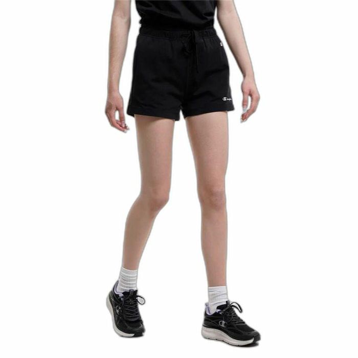 Pantalones Cortos Deportivos para Mujer Champion Shorts Negro S 2 Pantalones Cortos Deportivos para Mujer Champion Shorts Negro S 2