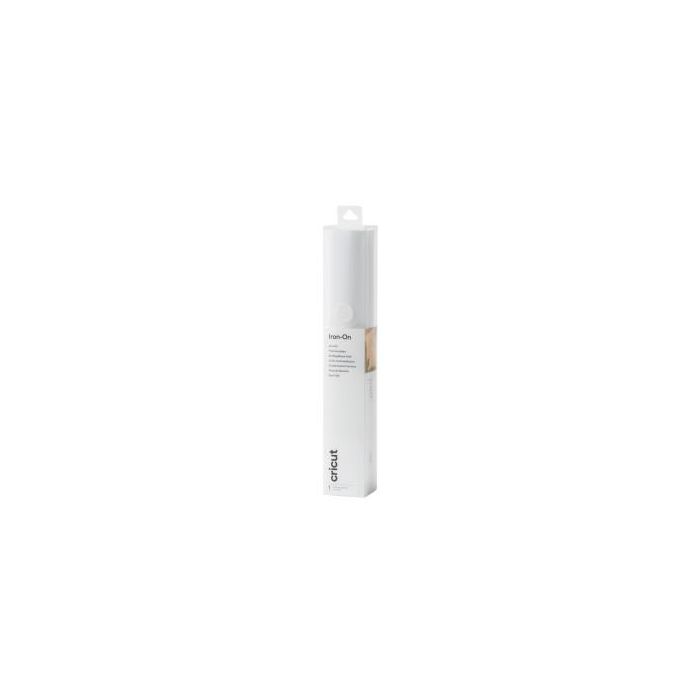Cricut 2007697 Rollo de vinilo de termotransferencia liso Blanco 305 mm x 610 mm