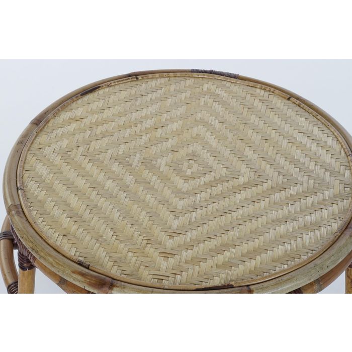 DKD Home Decor Mesita Auxiliar Balinesa de Ratan y Bambu. Mesa de Noche/Centro Decorativa para Salón. Color Natural. Dimensiones 60x60x42 cm 1 DKD Home Decor Mesita Auxiliar Balinesa de Ratan y Bambu. Mesa de Noche/Centro Decorativa para Salón. Color Natural. Dimensiones 60x60x42 cm 1